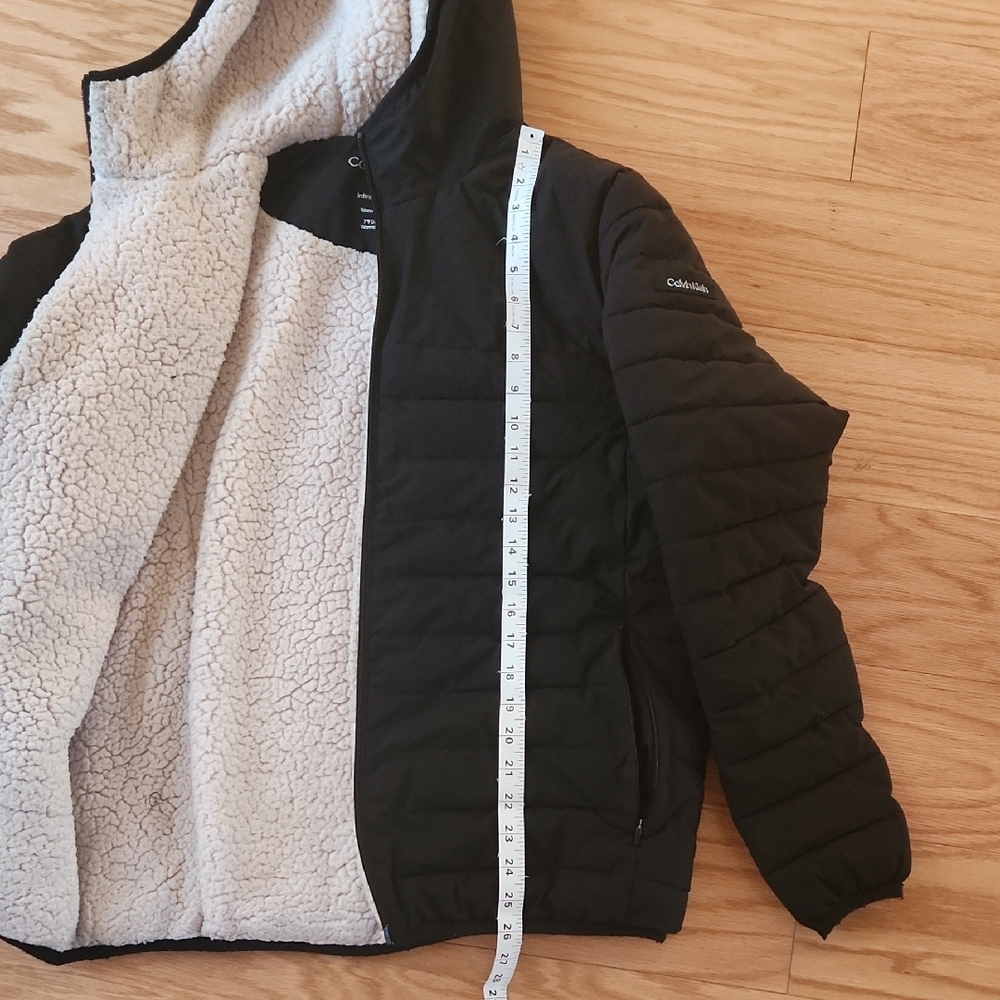 Calvin Klein Infinite stretch water resistant jacket With hood Black Small - Picture 8 of 17